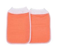 BETOOKY 2pcs Bath Towels Scrub Body Towels with Plastic Material for Decontamination and Creating Rich Lather, Thickened Exfoliating Gloves Suitable for Shower and Bath Use