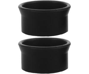 BETOOKY 2pcs Black Rubber Eyepiece Eye Guards for Binoculars and Microscopes, Thick Light-blocking Eyepiece Protection Cups for Scientific and Educational Use