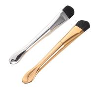 BETOOKY 2pcs Double-head Facial Mask Brush Applicator for Mud and Cream Lightweight Plastic and Artificial Fiber Beauty Tool for Home Use Maximizing