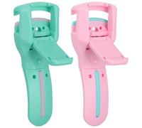 BETOOKY 2pcs Eyelash Curler Lightweight Plastic Eyelash Clamp Refill Rubber Pad for Travel Use Stylish Appearance and Curling