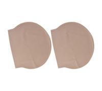 BETOOKY 2pcs Latex Bald Cap Bald Head Cover Highly Realistic Appearance Excellent Stretch Easy Maintenance for Men Women Cosplay Theatrical Performances