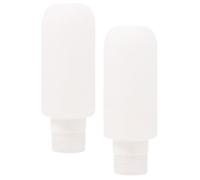 BETOOKY 2pcs Lotion Dispenser Travel Bottle 5.78x2.16x1.38in Leak-proof Compact Silicone Shampoo Packing Bottles for Travel and Going out Practical Refillable