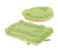 BETOOKY 2pcs Parrot Snuggle Hut Bird Nest Bed for Small Birds Thickened Coral Flannel Material with Protective Structure Multi-bird Suitability for Sleeping and Privacy within Cage