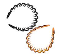 BETOOKY 2pcs Plastic Headband Hair Comb Headband 5.31x4.52x1.77in Decorative Use Unique Style for Coworkers and Daughter Suitable for Weddings Homecomings