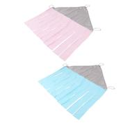 BETOOKY 2pcs Small Pet House Hammock Tassel Corner Design, Felt and Iron Material, Providing Sense of Security for Hamsters and Small Animals in Cage