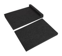 BETOOKY 2Pcs Speaker Soundproof Mats High-density Vibration Isolation Pads Noise Reduction Cushions for Clearer Audio and Stable Desktop Use