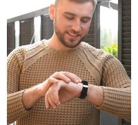 BETOOKY 3 Pcs Silicone Watch Straps Replacement Set for Small Size, Adjustable Breathable Bands in Pink, Black, Burgundy, Compatible with Fitbit, Quick Release Comfortable Wristbands