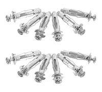 BETOOKY 30pcs Heavy Duty Galvanized Steel Hollow Wall Anchors for Drywall with Sturdy Thread Design, Lightweight Fasteners Suitable for Board Materials and Plasterboard Fixing