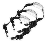 BETOOKY 3Pcs Adjustable Helmet Chin Strap with Elastic Polyester Belt and Safety Buckle for Construction Hard Hats and Outdoor Work Use