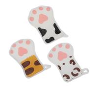 BETOOKY 3pcs Bath Sponges Bear Claw Shape Bath Accessories Made of Polyester and Sponge Gentle the Body Creating Richer Lathers for Home Bathing
