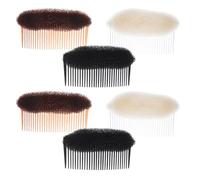 BETOOKY 3pcs Hair Volume Base Pad Tool Hair Volume Comb Clip Nylon Ps Material Gentle on Scalp Effortless Boost Assorted Color for Women Home Use Office Hairstyling