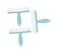 BETOOKY 3pcs Handheld Broom Cleaning Comb Hair Comb Pp Material Convenient Design Simple Style Craftsmanship for Carpet and Pet Hair Cleaning