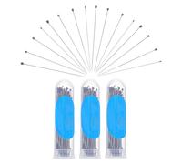 BETOOKY 4 Boxes Stainless Steel Butterfly Pinning Tools with Plastic Bottles for Insect Specimen Preservation, Portable Packaging, Suitable for Research Purposes and Fieldwork