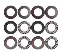 BETOOKY 4 Set Needle Thrust Roller Bearings with Washers 20mm Bore 35mm Outer Diameter 2mm Width Carbon Steel Compact Thrust Bearings for Lawn Tractor and Automation Equipment