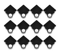 BETOOKY 40pcs Plastic Cabinet Buckles Fixed Buckle Nail-Free Pp Plastic Material Simple Design Convenient Cleaning Four Directions Lock Slots for Bookshelf and Food Storage Rack