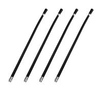 BETOOKY 4Pcs Fire Extinguisher Soft Hose Rubber Discharge Pipe 4Kg Iron Head Nozzle Replacement Tubing for Industrial Safety and Fire Protection