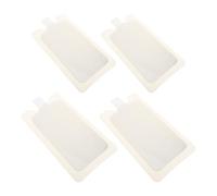 BETOOKY 4pcs Monopolar Negative for Beauty Device, White Plastic with Burrfree Edges, Exceptional Conductivity, Suitable for Home and Salon Use, for Sensitive Skin