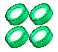 BETOOKY 4pcs Round Sponge Finger Moisteners for Counting Money and Documents, Reusable Plastic and Sponge Tool for Bank Tellers and Cashiers, Multipurpose Office Moist Fingers Aid