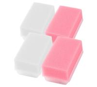 BETOOKY 4pcs Sensory Training Brush Set, Gentle Plastic and Sponge Material, Easy to Clean, for Developing Sensory Skills and Daily Body Deep Cleaning