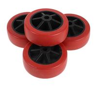 BETOOKY 4pcs Silent Walker Wheels Replacement for Rollators and Walkers, Rubber Material with Tool-free Installation and Quiet Ride, Standard Size Caster Wheels Suitable for Seniors