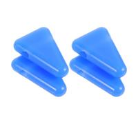 BETOOKY 4pcs Silicone Triangle Tuning Fork Holder Stand Anti-slip Base Tips Universal Design Smooth Surface for Sound Therapy Meditation Accessories
