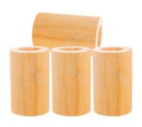BETOOKY 4pcs Wooden Sofa Lift Base Furniture Risers with Sturdy Support and Easy Installation, round Cylinder Shape Height Boosters for Bed and Cabinet Use at Home