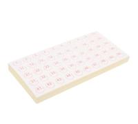 BETOOKY 50 Sheets White Paper Label Stickers Self-Adhesive Blank Sticker Decals Easy to Use and Convenient for Storage, for Home Decorations and Bedroom Organisation