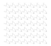 BETOOKY 50pcs Ceiling Hook Clip Steel Drop Hooks for Hanging Decorations Suitable for School and Office Events