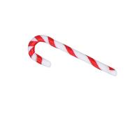 BETOOKY 50pcs Christmas Crutch Hanging Decorations Plastic Candy Cane Pendants with Colourful Ribbon Lightweight Ornaments to Create Christmas Atmosphere for Party and Entryway