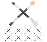 BETOOKY 50pcs Dual-ended Eyeshadow Applicator Brushes Soft Sponge Tips Double-sided Design for Precise Eye Makeup Compact Travel-friendly Cosmetic Tools Compatible with Powder and Formulas