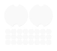 BETOOKY 50pcs Round Plastic Jewelry Display Tray Earring Packaging Cards Display Effectiveness for Home Storage and Exhibitions