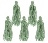 BETOOKY 5pcs Fish Breeding Spawning Mops Made of Woolen Yarn Green Fish Tank Breeding Substrate for Aquarium and Farming Suitable for Shrimp and Aquatic Pets