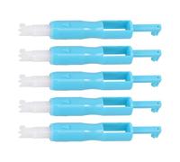BETOOKY 5pcs Plastic Sewing Machine Needle Threader and Changer Threading Tool for Household Multifunctional and Overlocking Sewing Machines Easy DIY Needle Threading Device