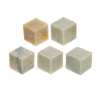 BETOOKY 5pcs Qingtian Stone Practice Stone Square Green Stamp for Calligraphy Seal Carving Practice for Experienced Artists and Calligraphy Enthusiasts