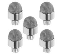 BETOOKY 5pcs Replacement Capacitive Stylus Mesh Tips with Outer Thread, Sturdy Aluminum and Conductive Fabric Material, Suitable for Gaming and Writing on Touch Screen Tablets