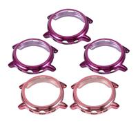BETOOKY 5pcs Tpu Electroplated Watch Protective Frame Compatible with Fossil Gen Carlyle Full Coverage Shockproof Case Accessories for Scratch Resistance Random Color