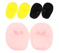 BETOOKY 6 Pairs Silicone Hair Coloring Ear Covers for Hair Dyeing and Perming Secure Fit to Shield Ears from Chemicals Assorted Colour