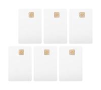 BETOOKY 6pcs Membership Card Employee Card Identification Badges White PVC Minimalist User-Friendly Secure Data Transmission for Driver Identification