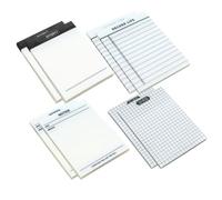 BETOOKY 8 Books Memo Pads 50 Sheets Each Pet Material Easy to Use Self-adhesive Notes Leaving No Traces for School and Office Use