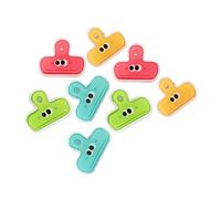 BETOOKY 8pcs Assorted Colour Plastic Binder Paper Clips for Organizing Documents and Hanging on The Wall, Convenient Memo and File Clips Suitable for Teachers and Students Random Color