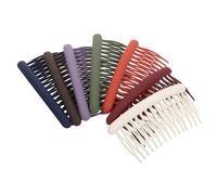 BETOOKY 8pcs Frosted Women's Side Bangs Hairpins Plastic Side Combs Hair Styling Accessories for Daily Life and Parties Matte Insert Comb Design Fixation without Hair Damage