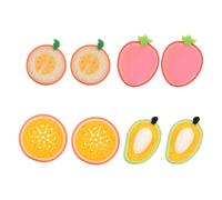 BETOOKY 8pcs Fruit Shaped Sponge Bath Brushes and Babies, Gentle Skin Massage and Dead Skin Removal, Soft Sponge Material for Bathing and Body Cleansing