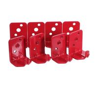 BETOOKY 8pcs Heavy Duty Fire Extinguisher Wall Mounted Bracket with Reinforced Carbon Steel Construction, Secure Mounting Hook for Workshop and Garage, Compact Wall Hugging Design