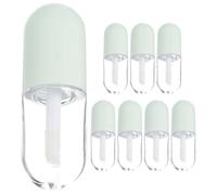 BETOOKY 8pcs Ml Empty Lip Gloss Tubes Green Mini Lip Balm Container Made of Plastic and Polypropylene, Lightweight and Easy to Carry for Travel Cosmetic Supply
