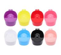 BETOOKY 8pcs Nail Soak off Bowls for Hand and Nails Softening Cuticles and Removing False Professional Salon and Home Use Pp Material