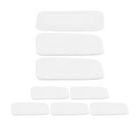 BETOOKY 8pcs Ultra Soft Powder Puff for Face and Body, Lightweight Foundation Makeup Tool with Extra Thin Fabric and Soft Pu Leather Backing, Rectangular Shape, for Cosmetic Bag Use