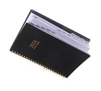 BETOOKY A5 Daily Planner Notebook Monthly Calendar Planner 2026 Jan-dec Goal Setting Portable Twin-wire Binding for Home and Travel Students Teachers