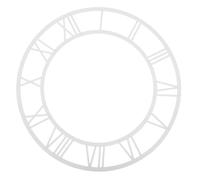 BETOOKY Acrylic Mirror Clock 30Cm Roman Numerals Self-Adhesive Large DIY Number Clock Face for Bedroom and Lounge Decoration