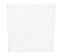 BETOOKY Acrylic Wall Mounted File Organizer A4 Hanging Document Holder with Easy Installation for Office Kitchen Study Room Space Saving Random Style