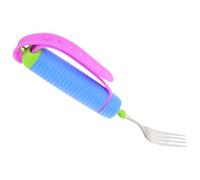 BETOOKY Adaptive Eating Fork for Disabled and Neurological Dysfunction Patients, Stainless Steel with Nonslip Silicone Handle, Convenient to Hold Utensil for Home Out Use